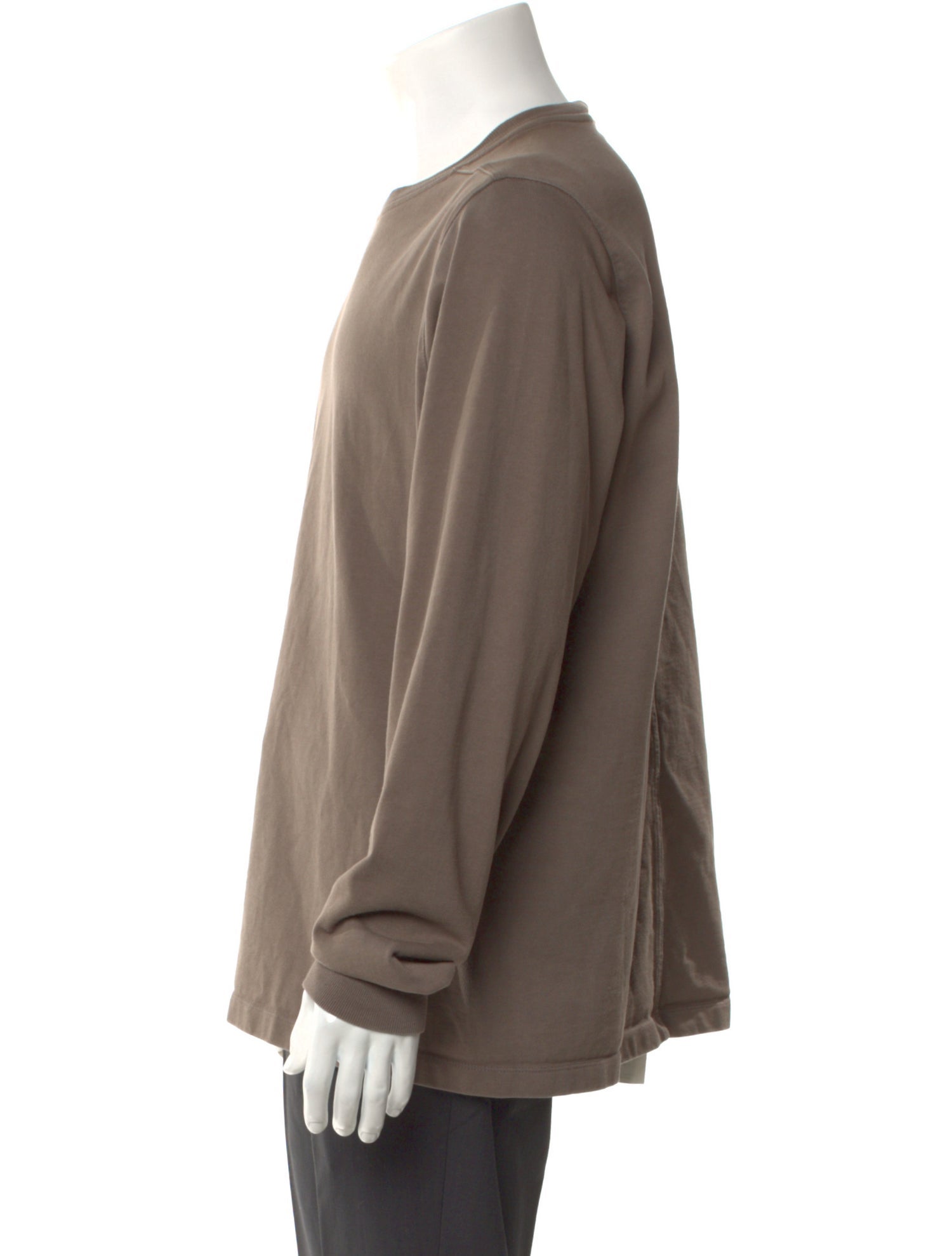 Rick Owens Crew Neck Long Sleeve Henley