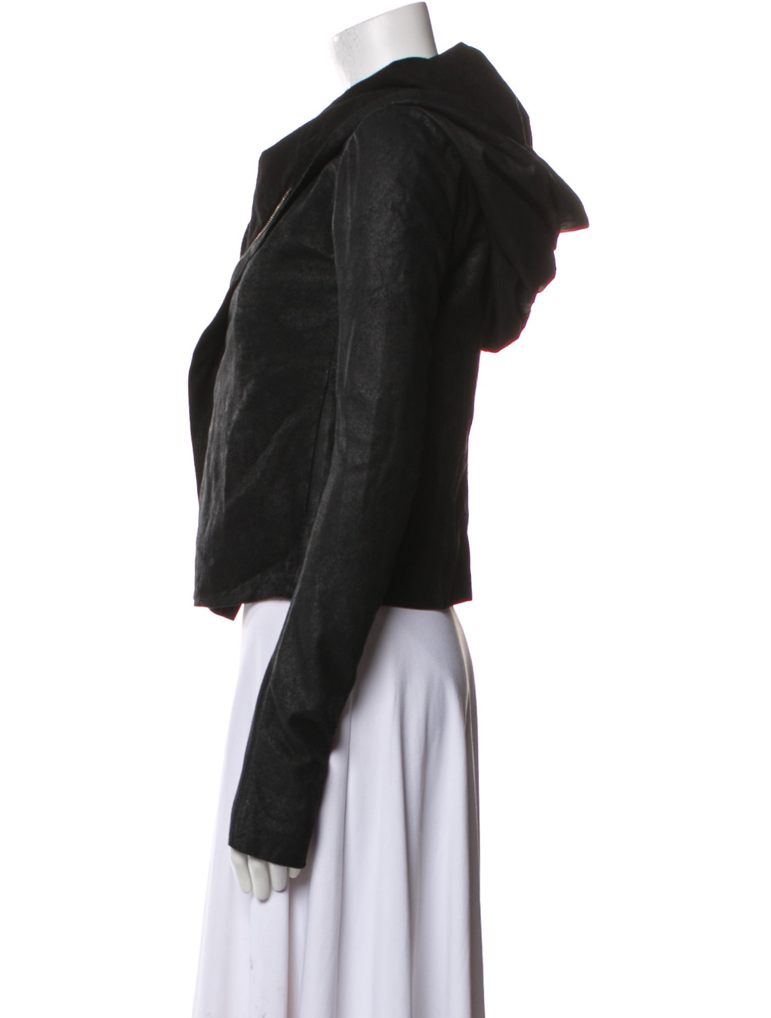 Rick Owens Lamb Leather Biker Jacket