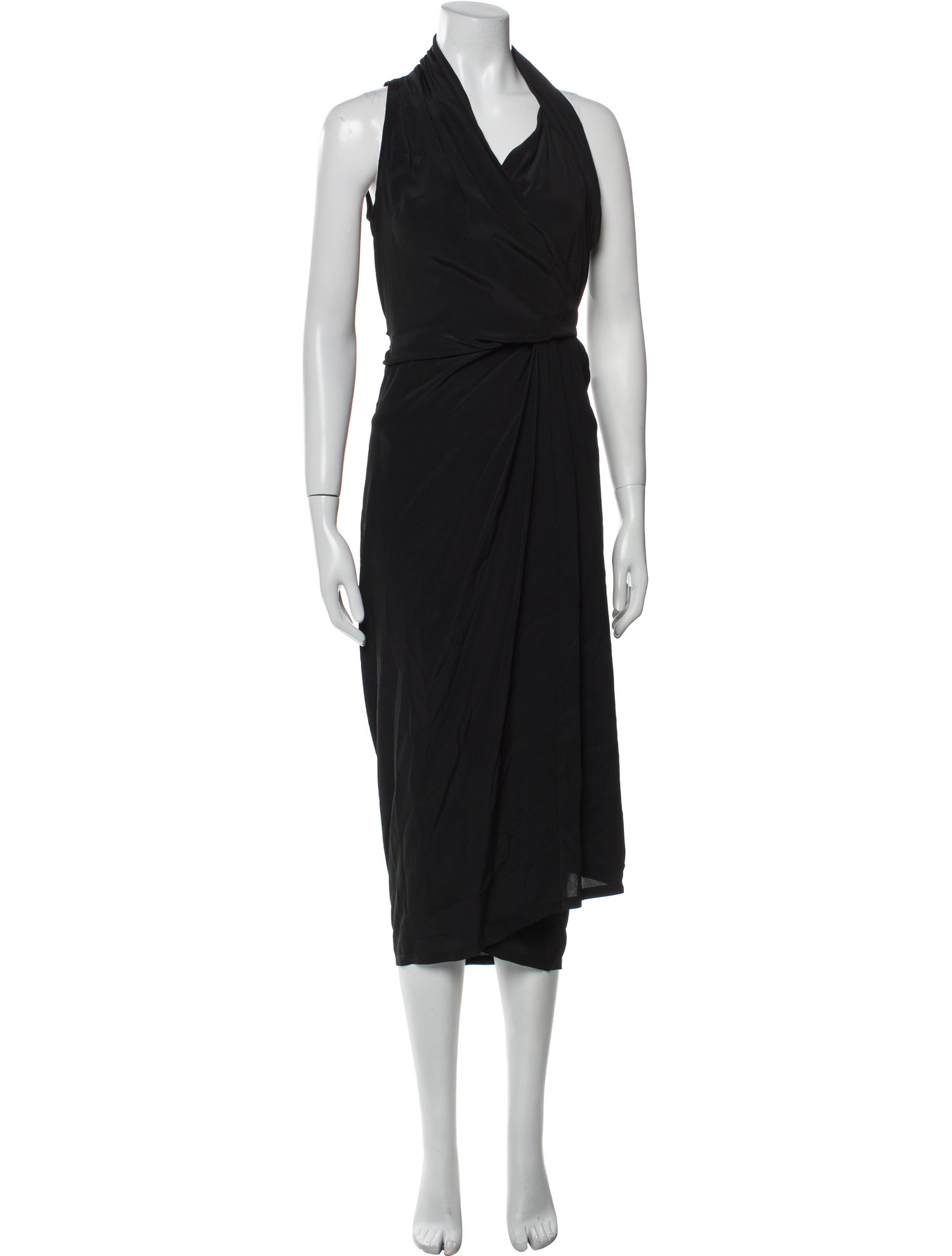 Rick Owens Halterneck Long Dress