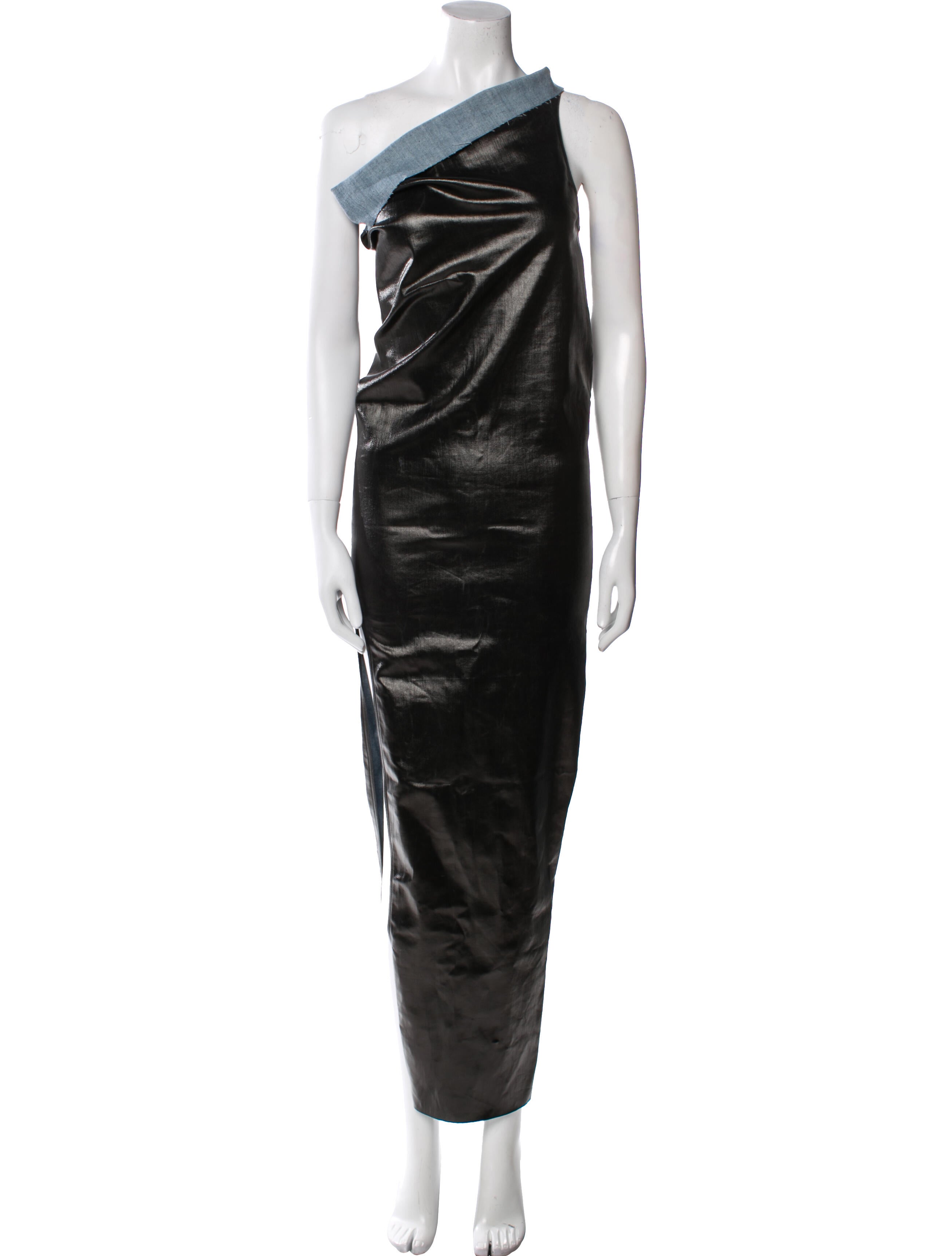 Rick Owens One-Shoulder Long Dress