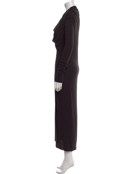 Rick Owens Cowl Neck Long Dress