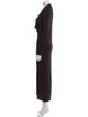 Rick Owens Cowl Neck Long Dress