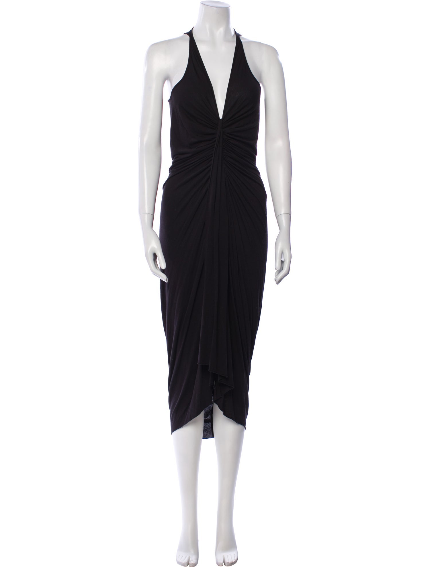 Rick Owens Lilies V-Neck Long Dress