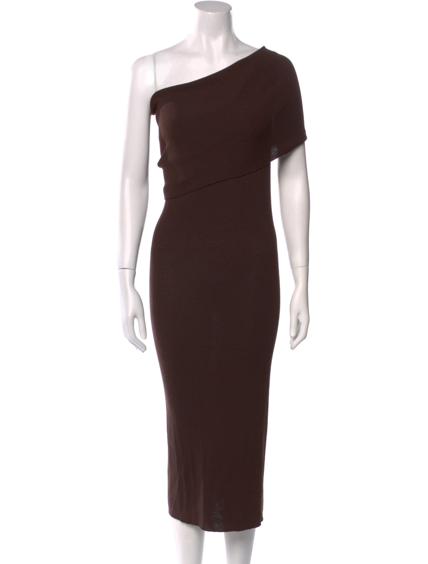 Rick Owens Virgin Wool Midi Length Dress