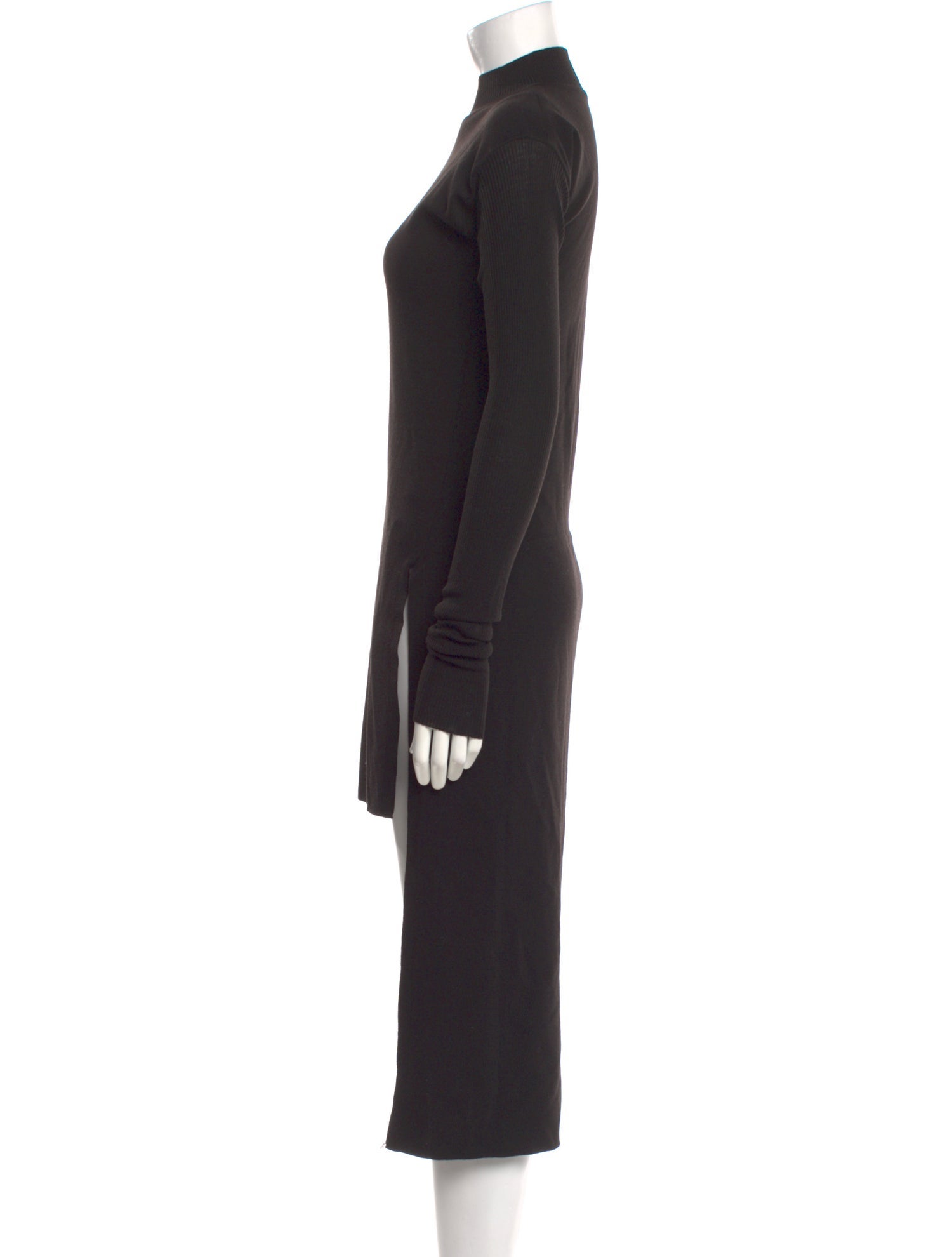 Rick Owens Virgin Wool Long Dress