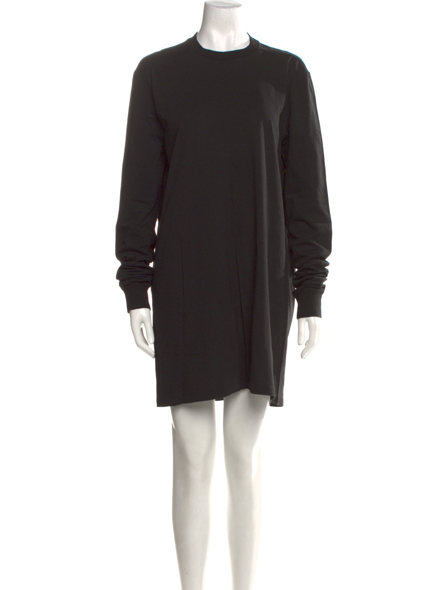 Rick Owens Crew Neck Mini Dress