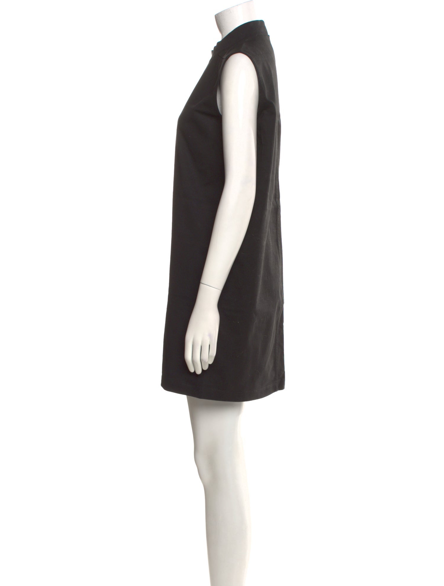 Rick Owens Mock Neck Mini Dress