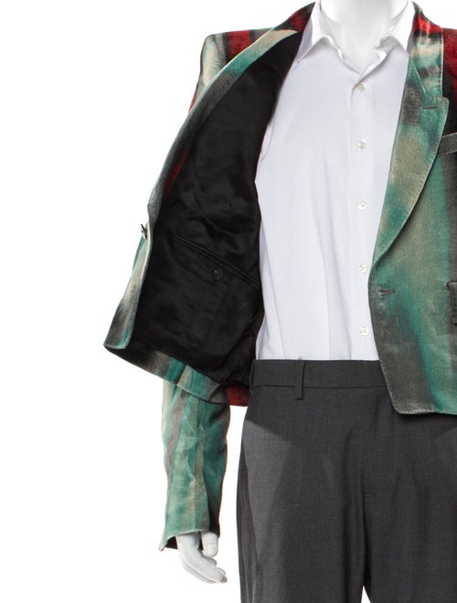 Rick Owens 2022 Colorblock Pattern Blazer