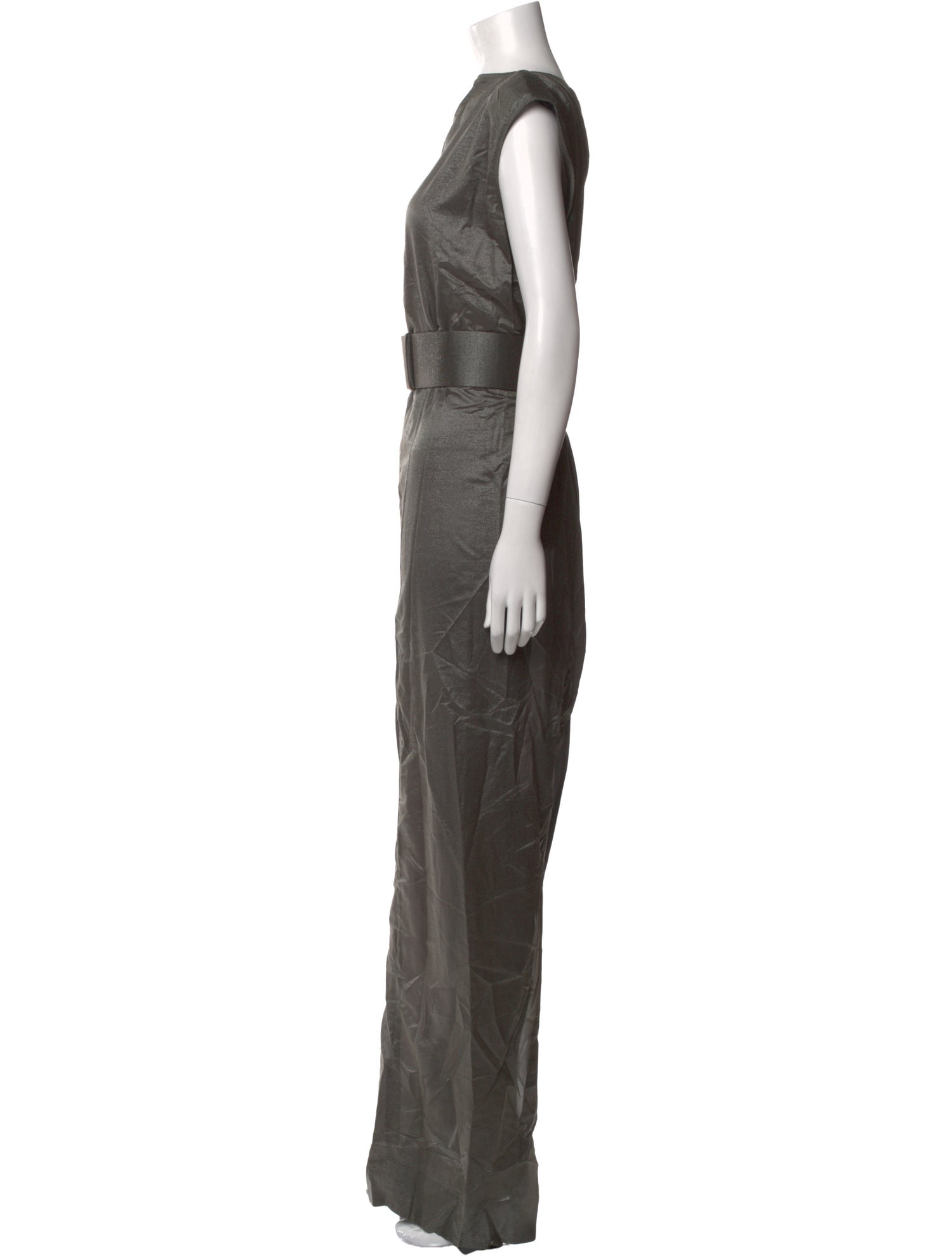 Rick Owens Bateau Neckline Long Dress