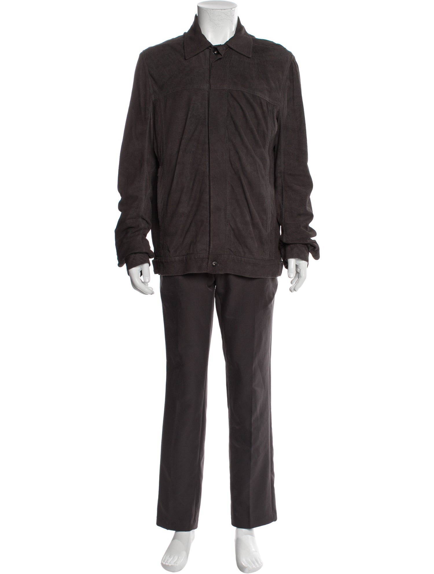 Rick Owens Lamb Leather Trench Coat