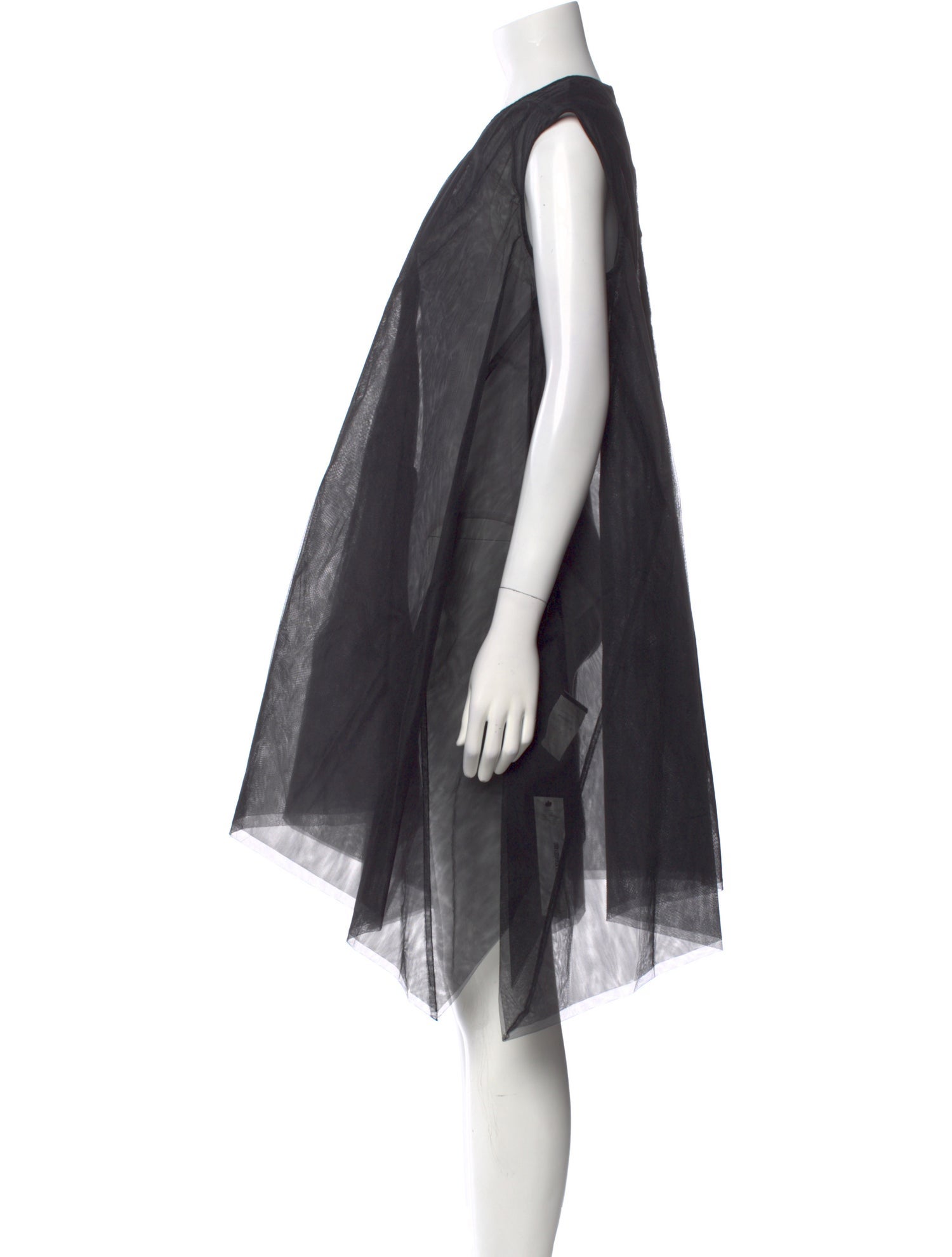 Rick Owens V-Neck Knee-Length Dress