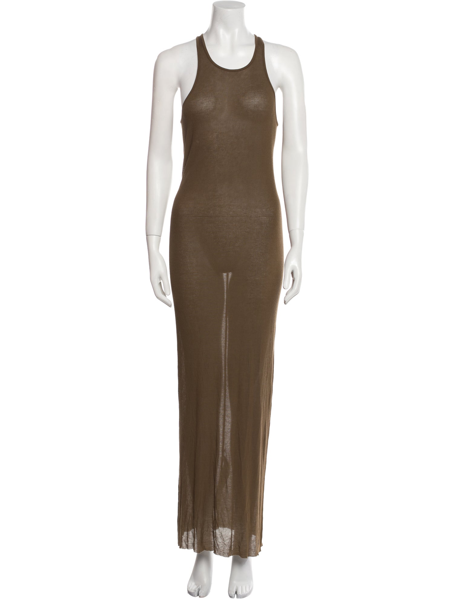 Rick Owens Scoop Neck Long Dress w/ Tags