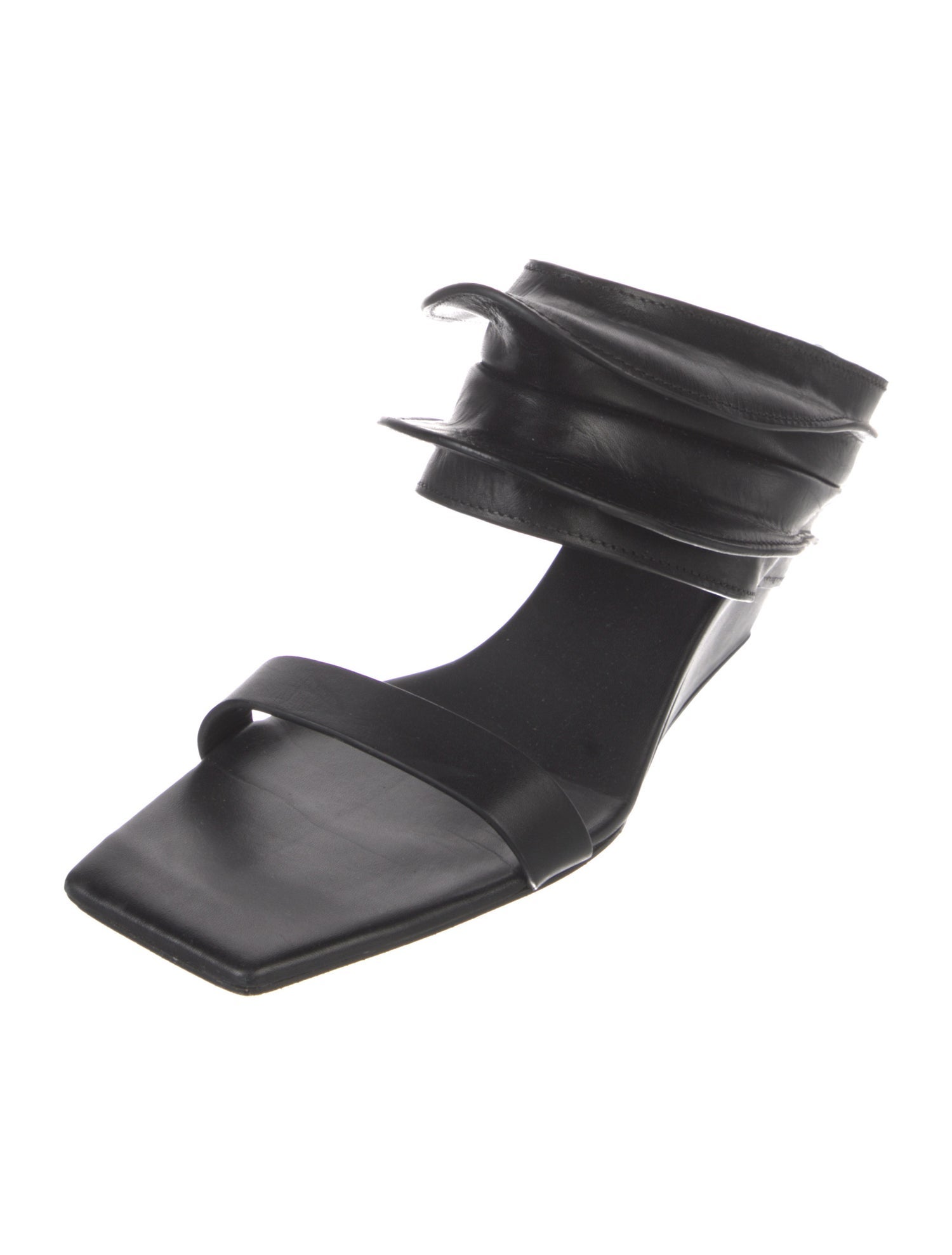 Rick Owens Leather Gladiator Sandals