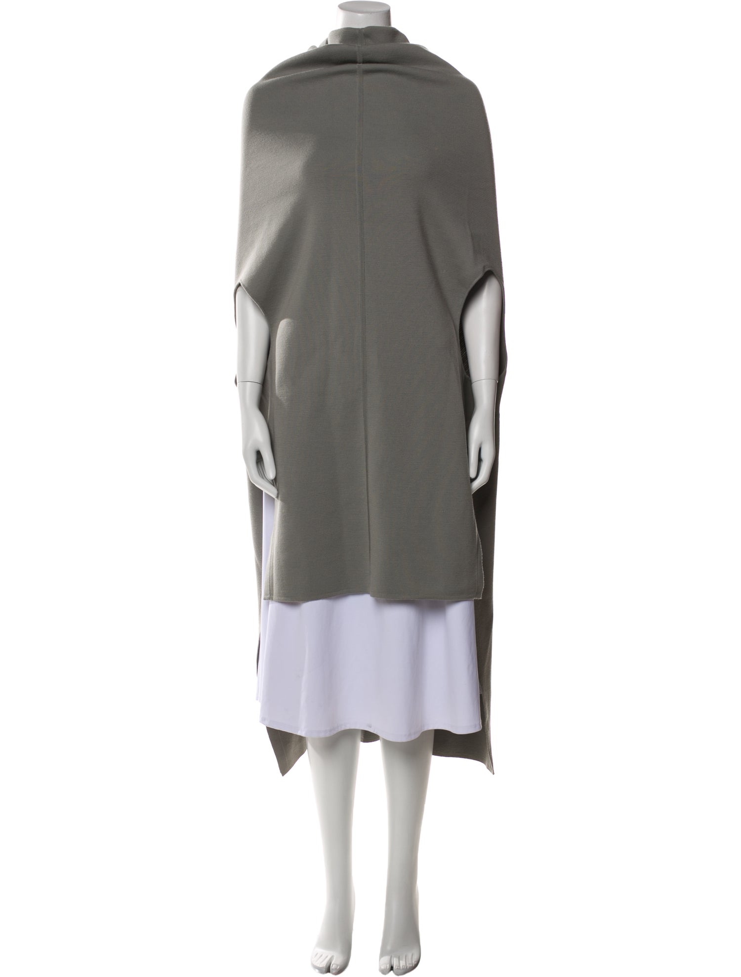 Rick Owens Mock Neck Long Sleeve Tunic