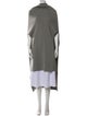 Rick Owens Mock Neck Long Sleeve Tunic