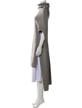 Rick Owens Mock Neck Long Sleeve Tunic