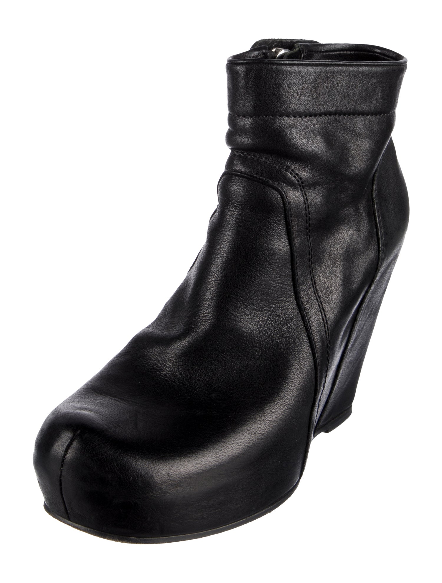 Rick Owens Leather Boots