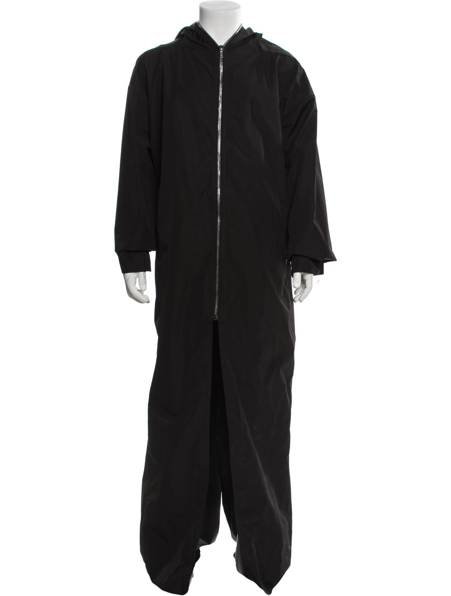 Rick Owens 2024 'Porterville' Hooded Gimp Robe Parka