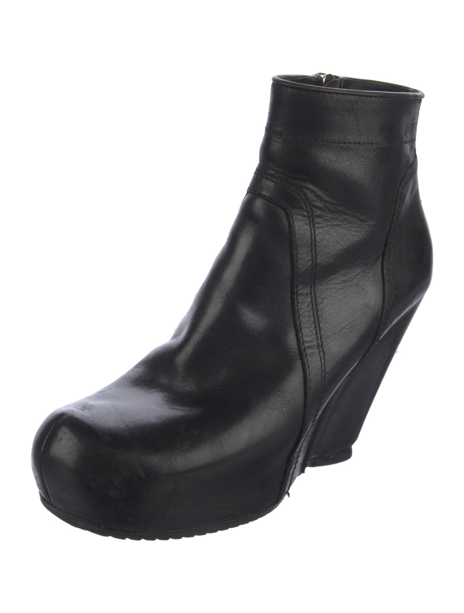 Rick Owens Leather Boots