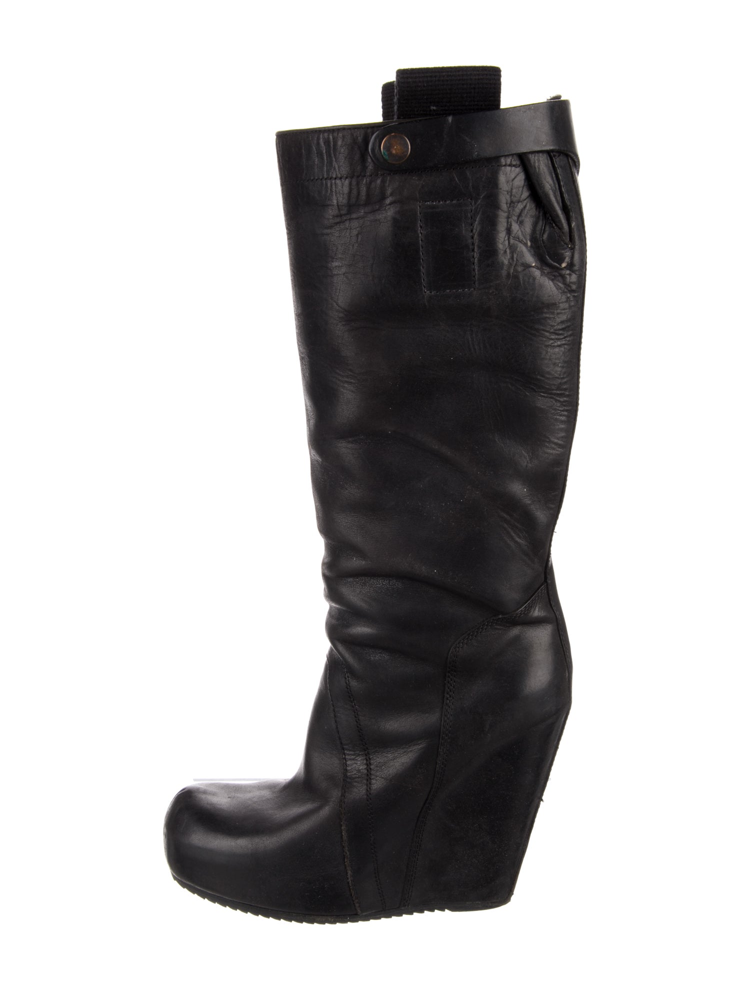 Rick Owens Leather Boots