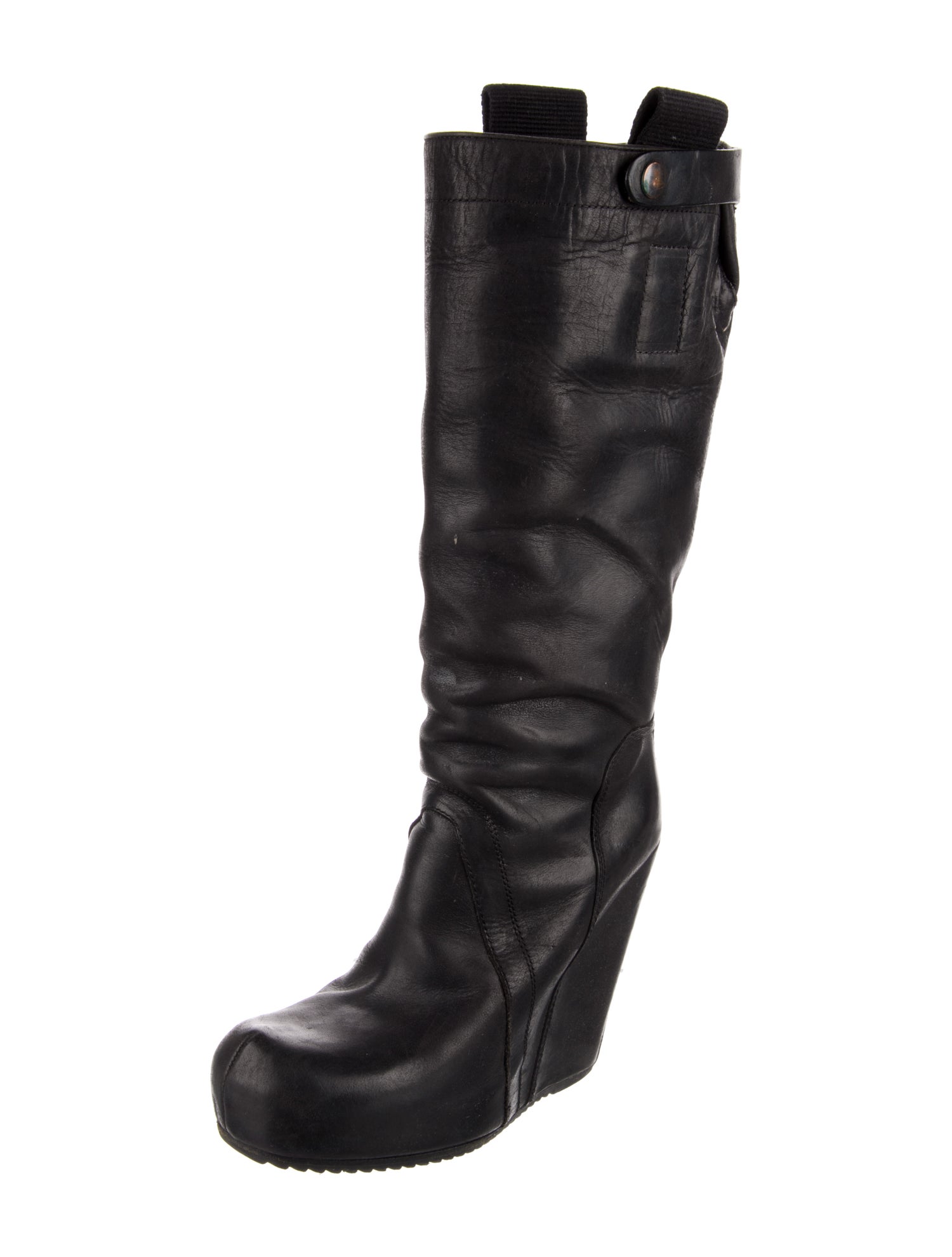 Rick Owens Leather Boots