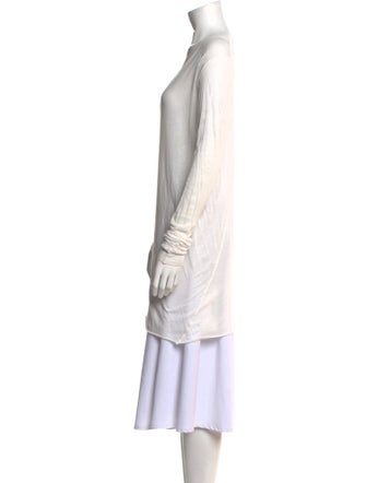 Rick Owens Scoop Neck Long Sleeve Tunic