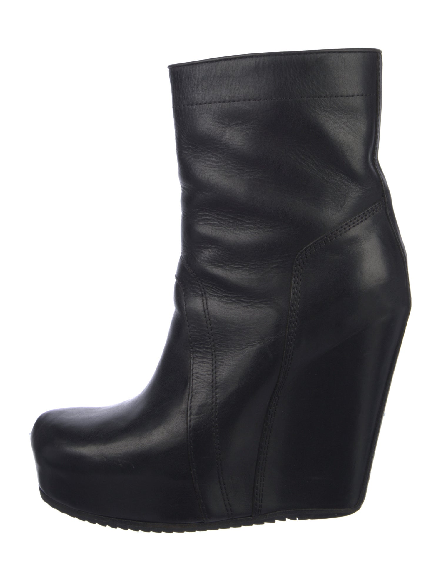 Rick Owens Leather Boots