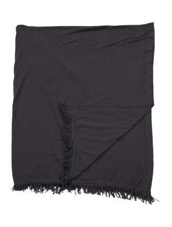 Rick Owens Virgin Wool Throw Blanket
