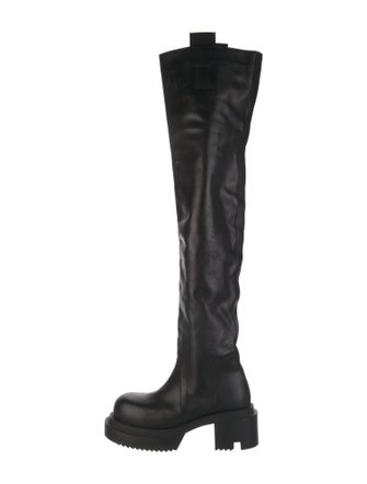 Rick Owens Leather Boots