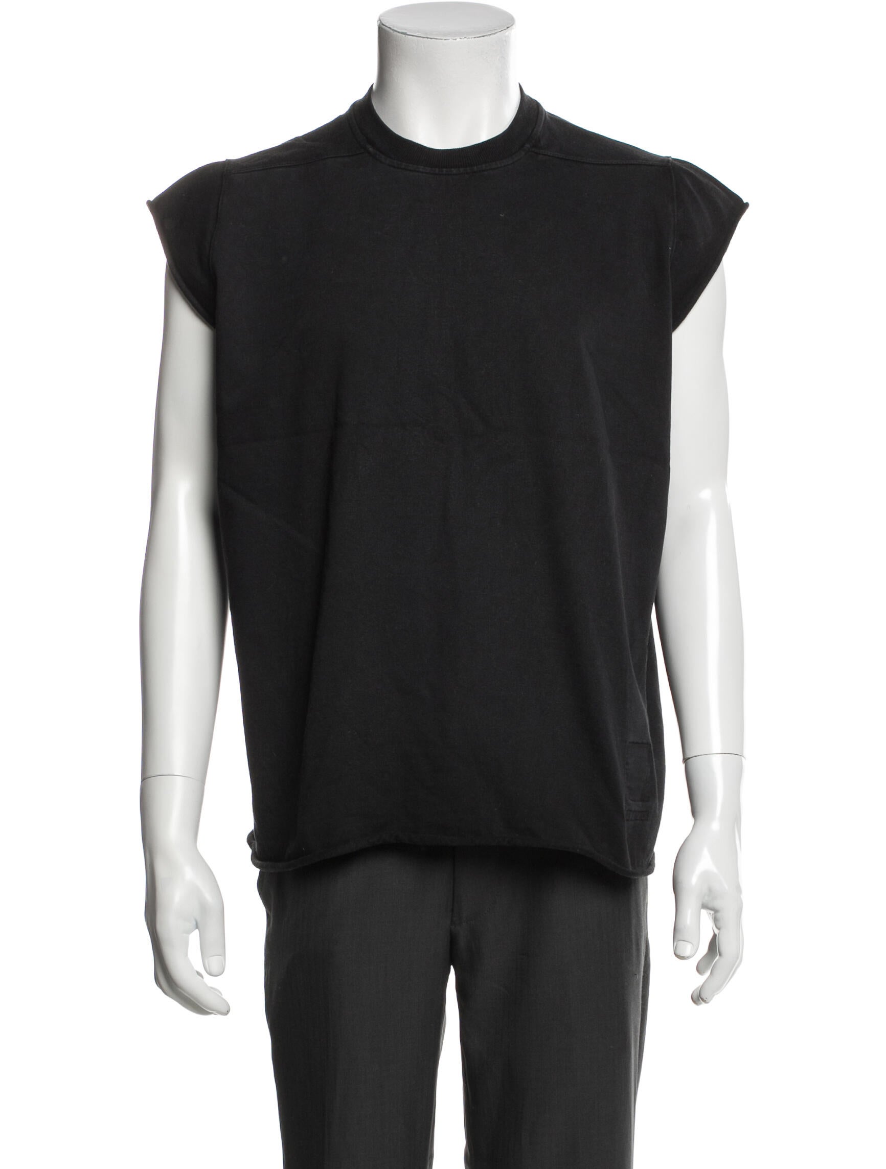 Rick Owens Crew Neck Sleeveless Tank