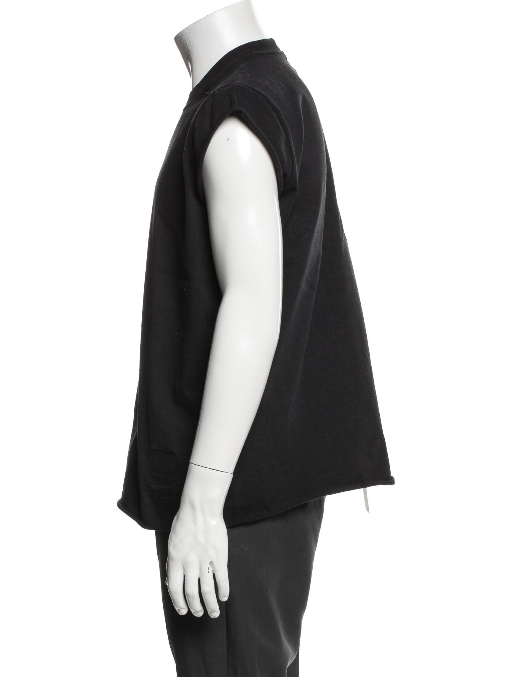 Rick Owens Crew Neck Sleeveless Tank