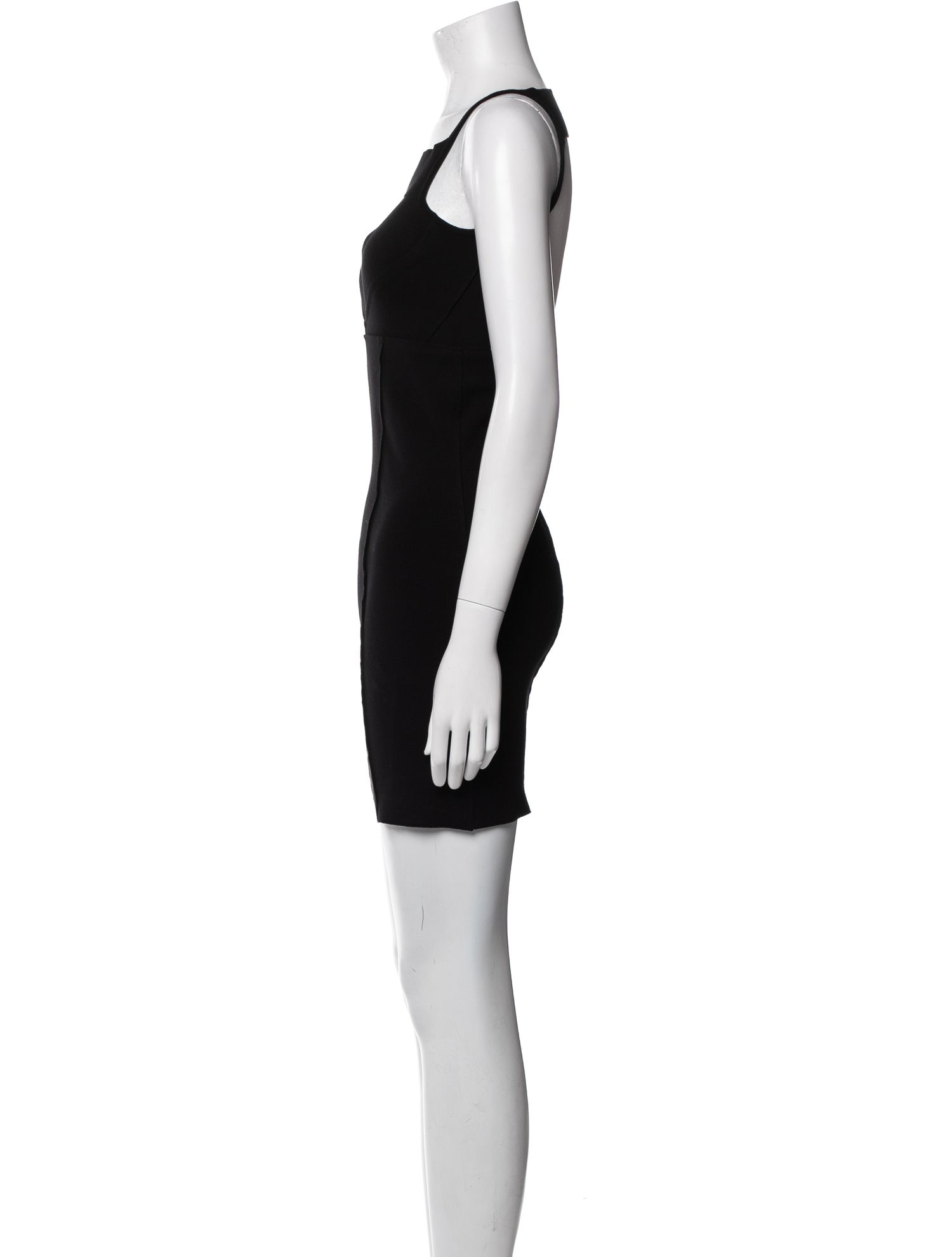 Rick Owens Square Neckline Mini Dress