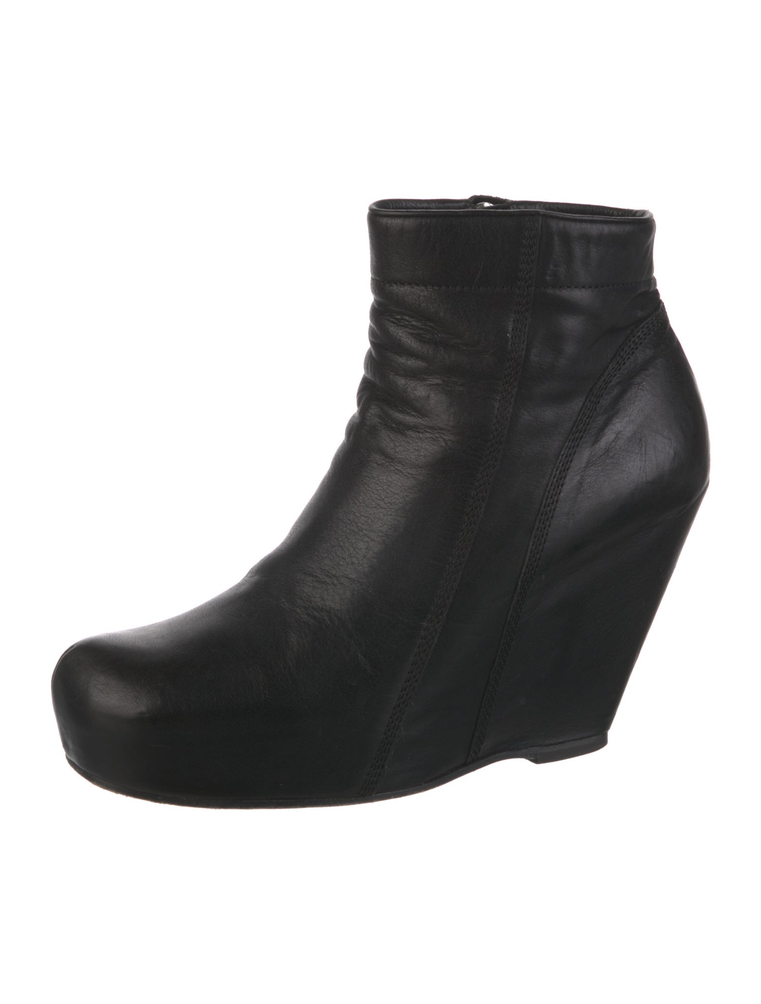 Rick Owens Leather Boots
