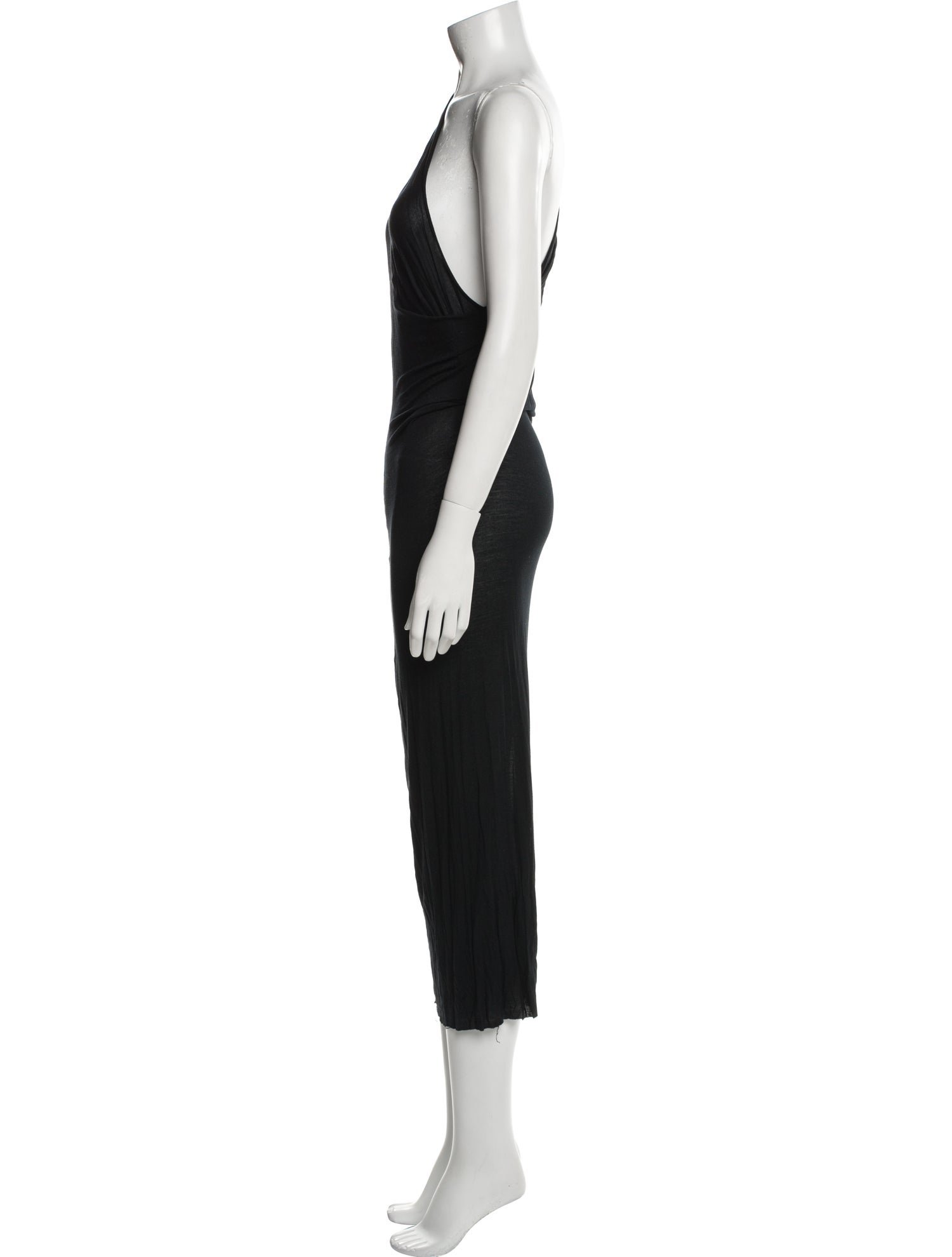 Rick Owens One-Shoulder Midi Length Dress