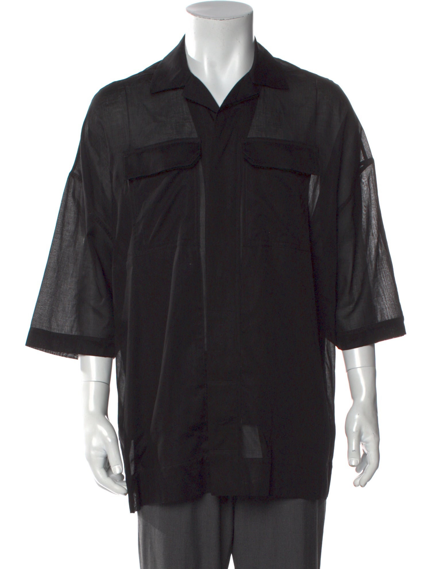 Rick Owens Three-Quarter Sleeve Shirt