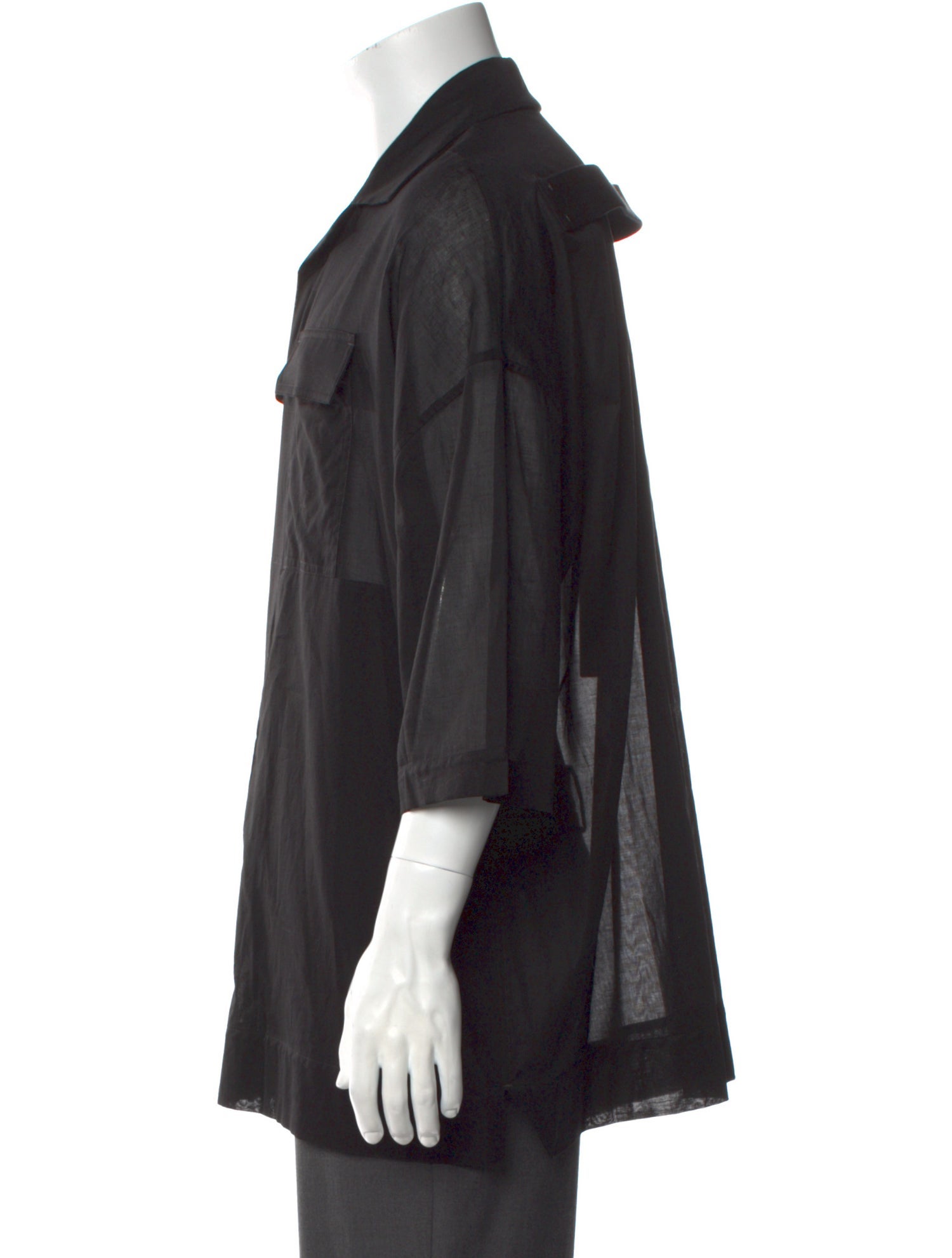 Rick Owens Three-Quarter Sleeve Shirt