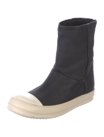 Rick Owens Leather Boots