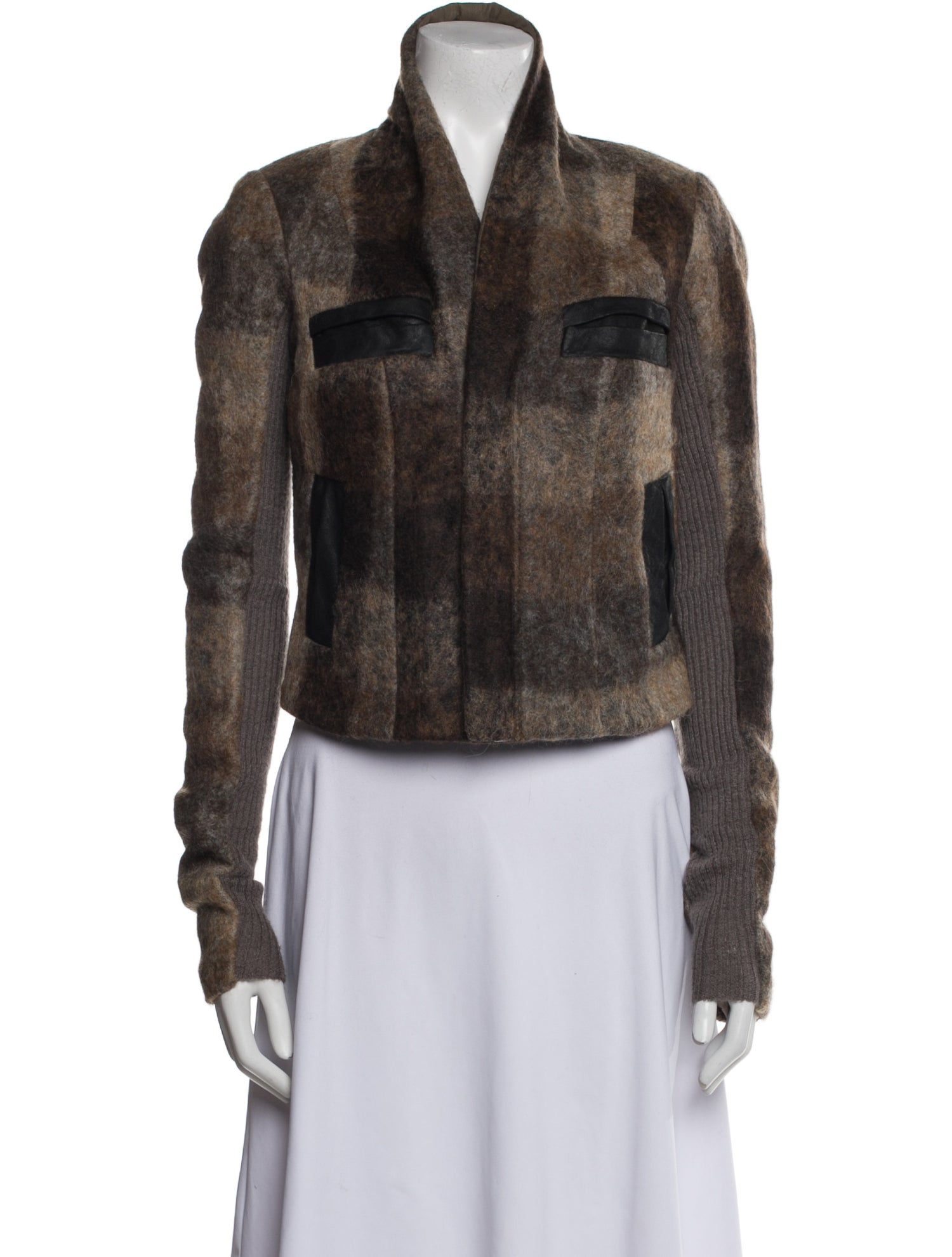 Rick Owens Vintage Printed Fur Jacket