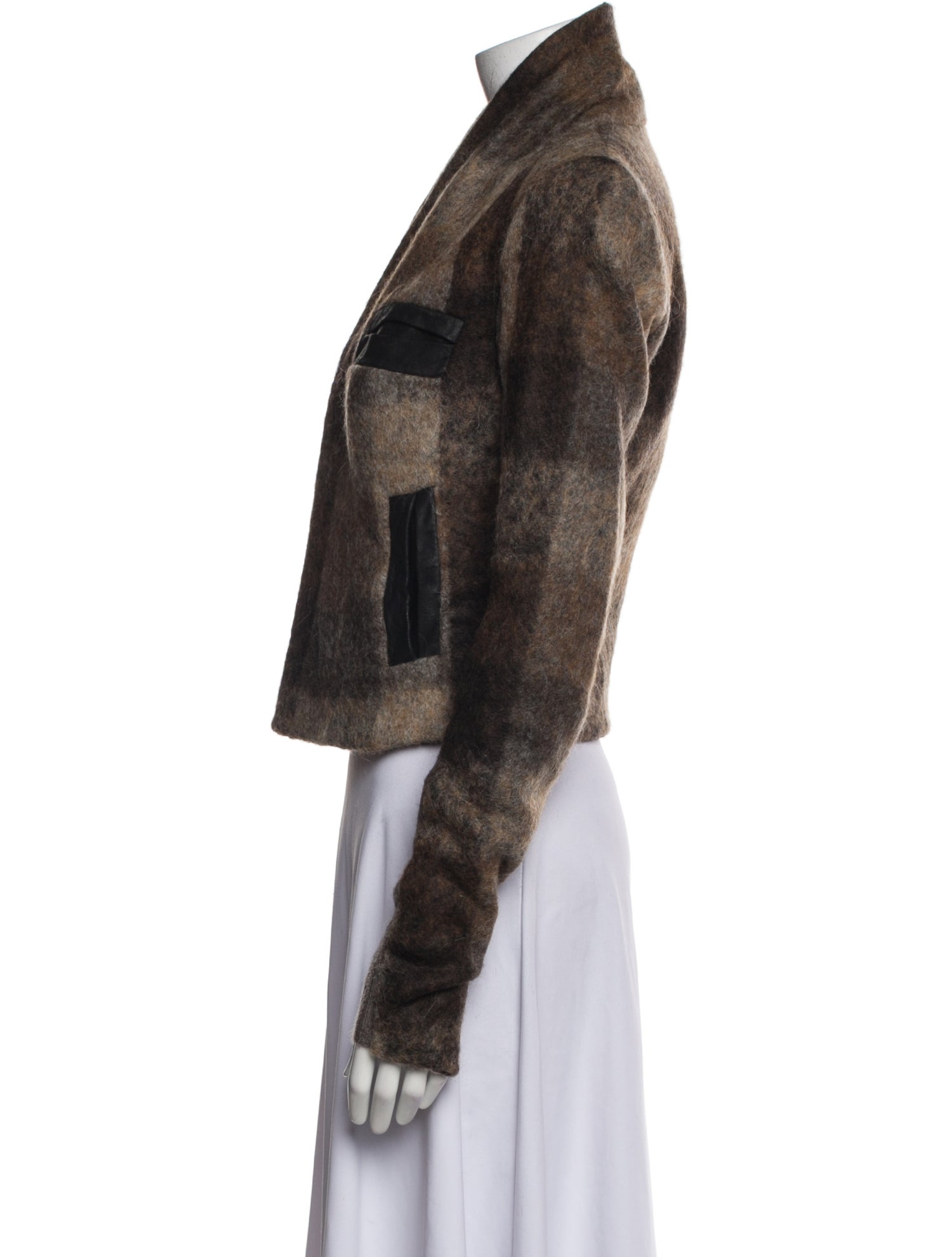 Rick Owens Vintage Printed Fur Jacket