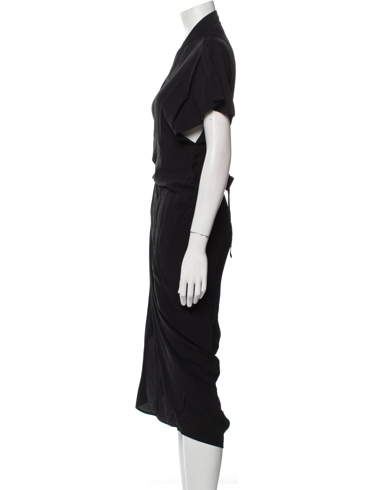 Rick Owens Silk Long Dress