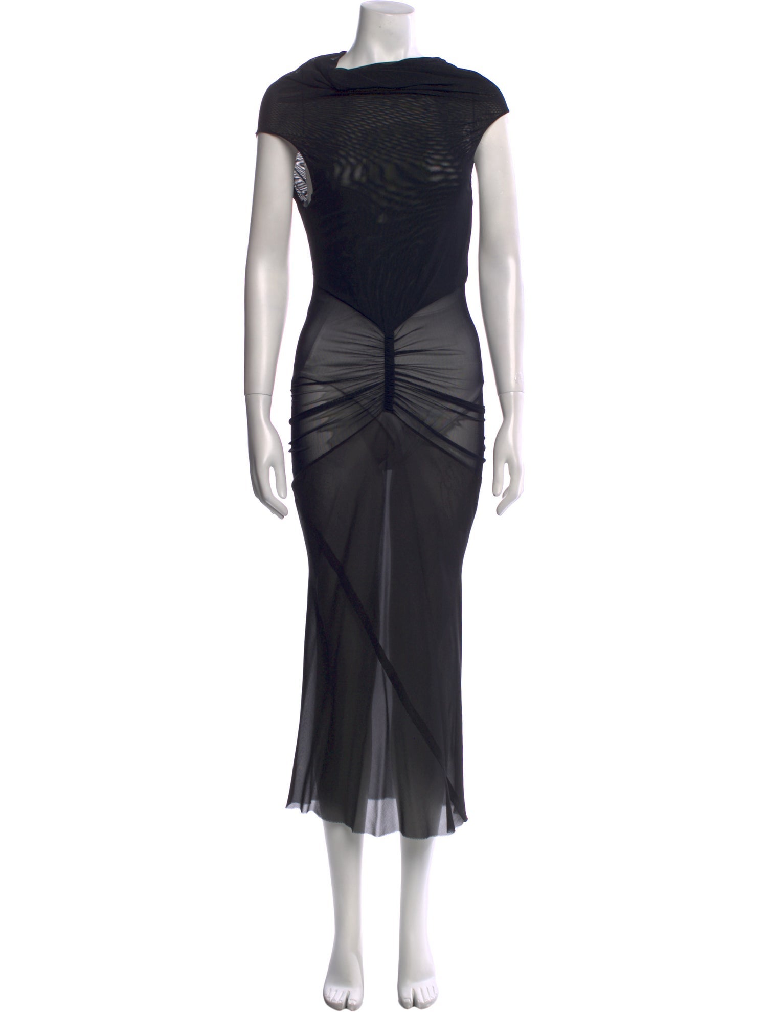 Rick Owens Silk Long Dress