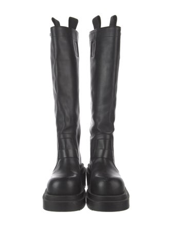 Rick Owens Leather Combat Boots
