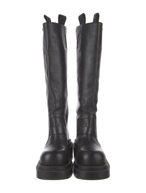 Rick Owens Leather Combat Boots