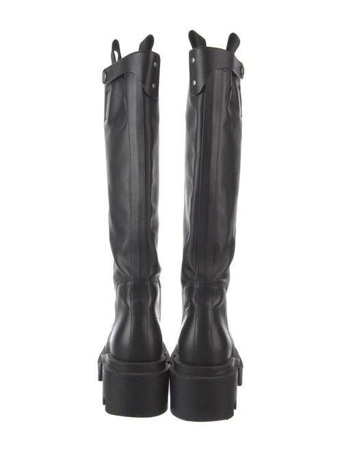 Rick Owens Leather Combat Boots