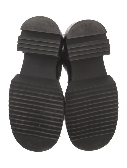Rick Owens Leather Combat Boots