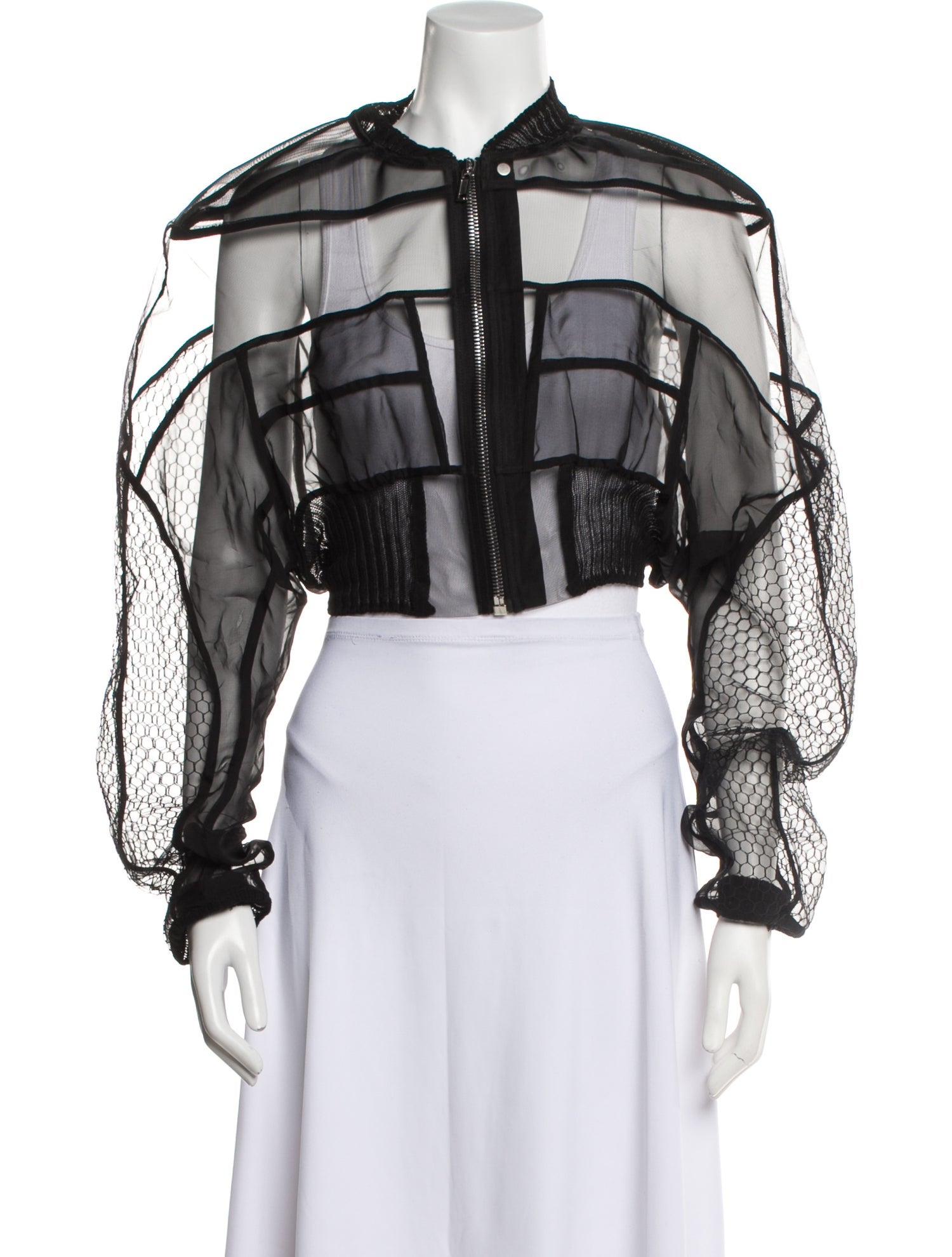 Rick Owens 2023 'EDFU' Collage Bomber Bolero w/ Tags