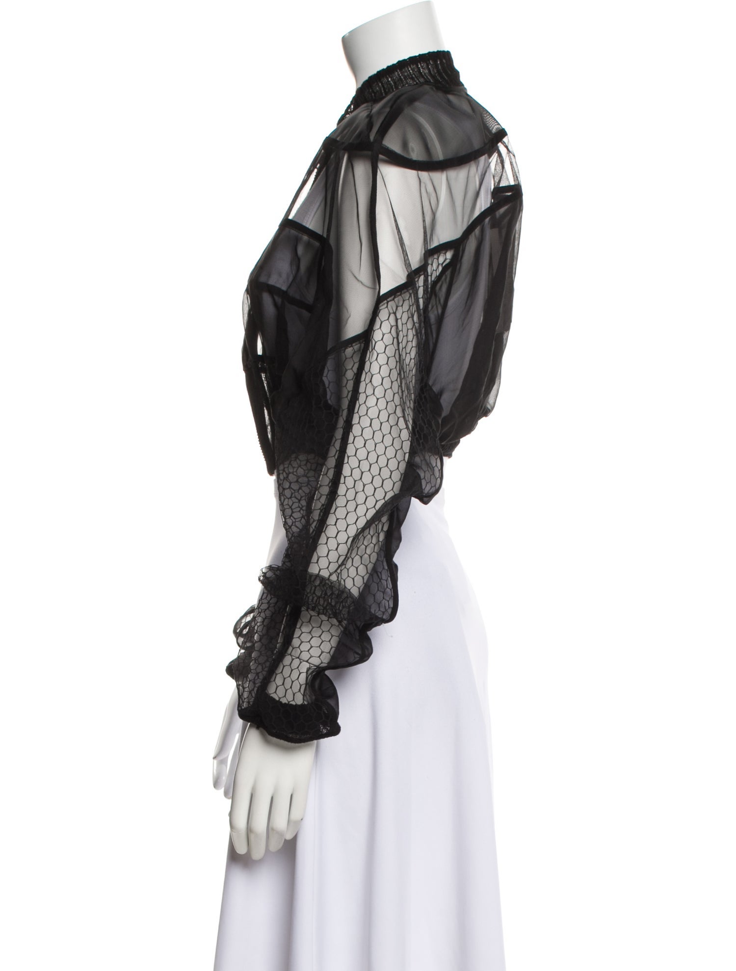 Rick Owens 2023 'EDFU' Collage Bomber Bolero w/ Tags