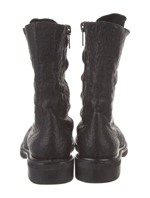 Rick Owens Leather Combat Boots