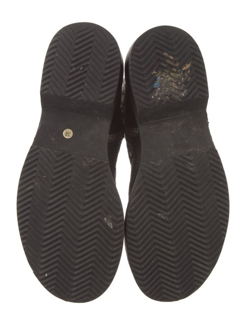 Rick Owens Leather Combat Boots