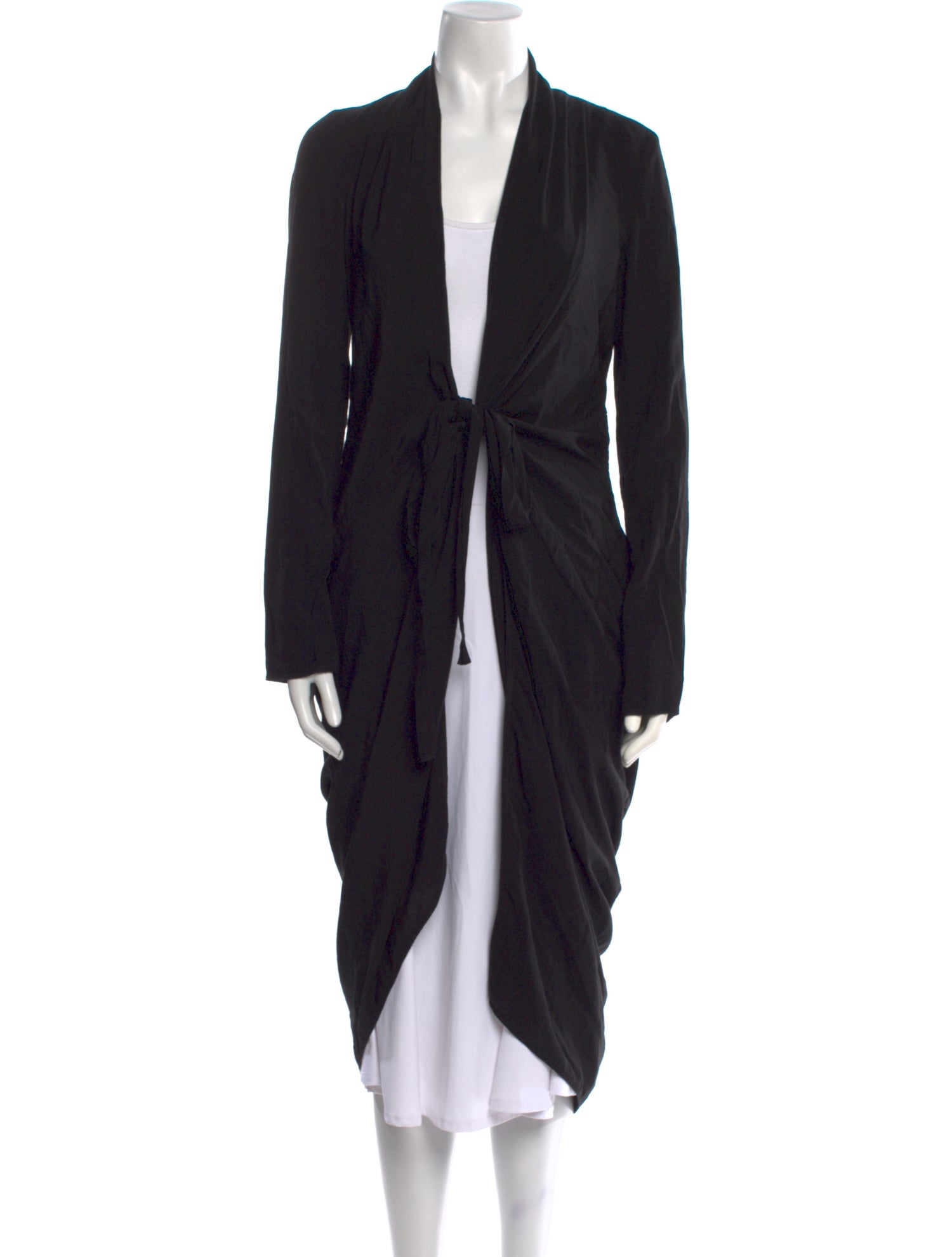 Rick Owens V-Neck Midi Length Dress